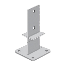 Pied de poteau fabrication sur-mesure