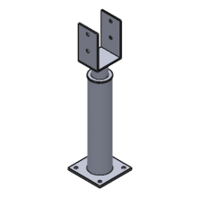 fabrication de poteau rond sur-mesure